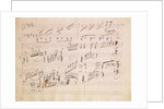 Score sheet of 'Moonlight Sonata' by Ludwig van Beethoven
