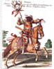 Harlequin on Horseback by German School