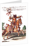 Harlequin on Horseback by German School