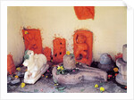 A shrine of a chapel on the Ganges by School Indian