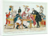 Caricature of Louis XVI playing chess with a soldier of the National Guard by French School