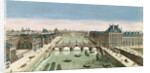 Perspective View of Paris from the Pont Royal by French School