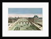 Perspective View of Paris from the Pont Royal by French School