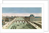 Perspective View of Paris from the Pont Royal by French School
