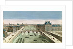 Perspective View of Paris from the Pont Royal by French School