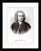 Portrait of Johann Sebastian Bach by V. Weger