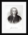 Portrait of Johann Sebastian Bach by V. Weger