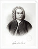 Portrait of Johann Sebastian Bach by V. Weger