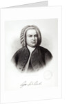 Portrait of Johann Sebastian Bach by V. Weger