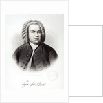 Portrait of Johann Sebastian Bach by V. Weger
