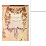 Cartouche from 'Carte de l'Amerique Septentrionale' by Jean Baptiste Louis Franquelin