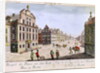 View of the Town Hall, Boston, 18th century by Franz Xavier Habermann