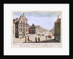 View of the Town Hall, Boston, 18th century by Franz Xavier Habermann