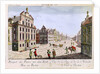 View of the Town Hall, Boston, 18th century by Franz Xavier Habermann