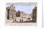 View of the Town Hall, Boston, 18th century by Franz Xavier Habermann