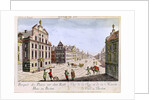 View of the Town Hall, Boston, 18th century by Franz Xavier Habermann
