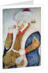 Portrait of Sultan Mehmet II, 15th century by School Turkish