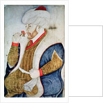 Portrait of Sultan Mehmet II, 15th century by School Turkish