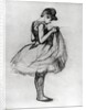 Dancer adjusting her costume and hitching up her skirt, 1889 by Henri de Toulouse-Lautrec