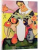 The Lute Player, 1910 by August Macke