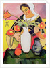 The Lute Player, 1910 by August Macke