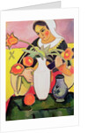 The Lute Player, 1910 by August Macke