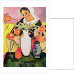 The Lute Player, 1910 by August Macke