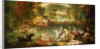 Hunting at the Saint-Jean Pond in the Forest of Compiegne, before 1734 by Jean-Baptiste Oudry