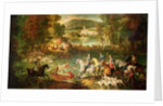 Hunting at the Saint-Jean Pond in the Forest of Compiegne, before 1734 by Jean-Baptiste Oudry