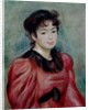 Portrait of Mademoiselle Victorine de Bellio 1892 by Pierre Auguste Renoir