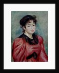 Portrait of Mademoiselle Victorine de Bellio 1892 by Pierre Auguste Renoir