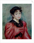 Portrait of Mademoiselle Victorine de Bellio 1892 by Pierre Auguste Renoir