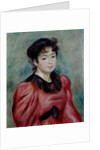 Portrait of Mademoiselle Victorine de Bellio 1892 by Pierre Auguste Renoir