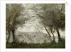 The Pond at Ville-d'Avray through the Trees, 1871 by Jean Baptiste Camille Corot