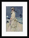 Camille on the Beach, 1870-71 by Claude Monet
