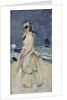 Camille on the Beach, 1870-71 by Claude Monet