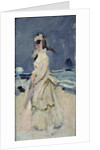 Camille on the Beach, 1870-71 by Claude Monet