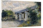 Railway Bridge at Argenteuil, 1874 by Claude Monet
