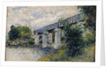 Railway Bridge at Argenteuil, 1874 by Claude Monet
