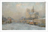Quai de la Tournelle and Notre-Dame de Paris, 1909 by Albert-Charles Lebourg