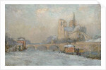 Quai de la Tournelle and Notre-Dame de Paris, 1909 by Albert-Charles Lebourg