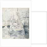 White Boat in the Port, Nice, 1881 by Berthe Morisot