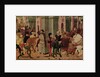 Entry of Titus Flavius Vespasian and Titus into Rome, c.1450 by Italian School