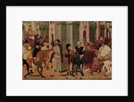 Entry of Titus Flavius Vespasian and Titus into Rome, c.1450 by Italian School