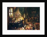 An Alchemist in his workshop, 17th century by David the Younger Teniers