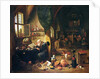 An Alchemist in his workshop, 17th century by David the Younger Teniers