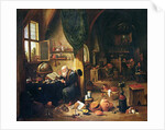 An Alchemist in his workshop, 17th century by David the Younger Teniers