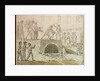 Bust of Marat thrown in a sewer, 5th February 1795 by French School