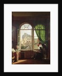View of Saint-Eustache Church from a House on Rue Platriere or, The Artist's Interior, c.1810 by Martin (attr. to) Drolling