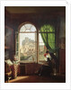 View of Saint-Eustache Church from a House on Rue Platriere or, The Artist's Interior, c.1810 by Martin (attr. to) Drolling